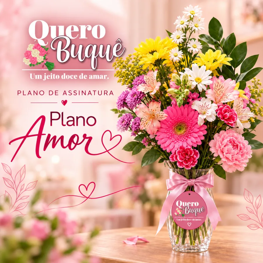 Flores do Clube Quero Buquê